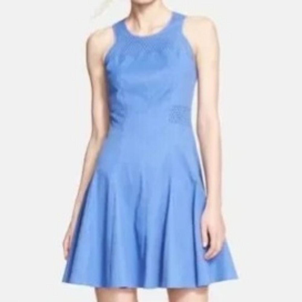 Rebecca Taylor Blue Skater Dress Size 2